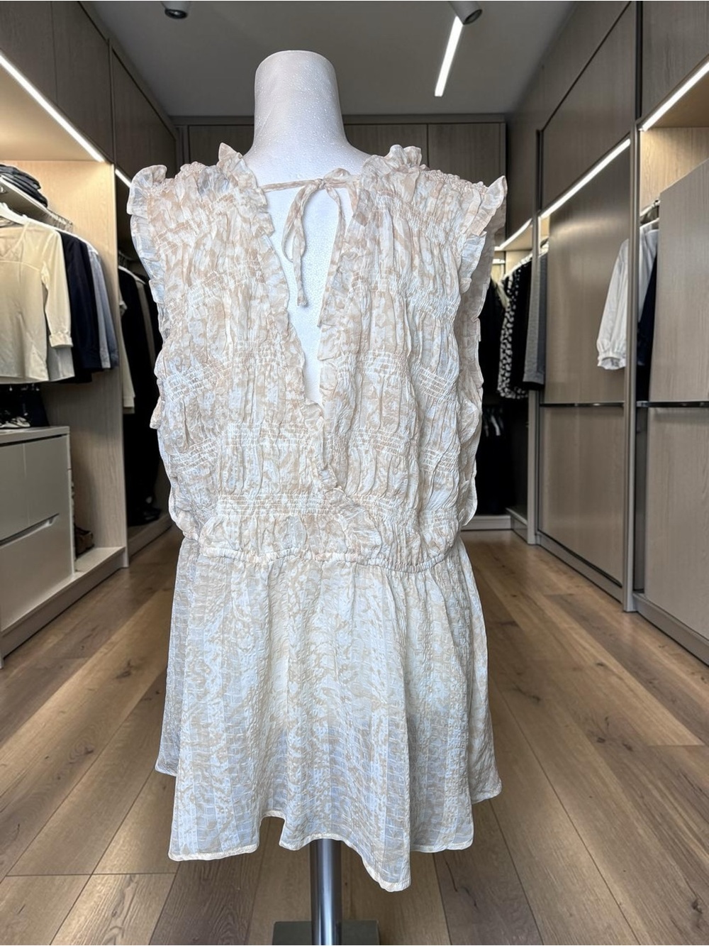 Torrid 2X Ruffle Surplice Blouse |
Cream Beige | Sheer Boho Flowy Top - Picture 8 of 12